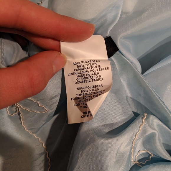 Blue strapless dress 👗 - Picture 8 of 8